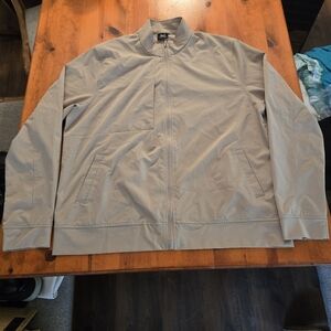 Grand Running Club Lightweight Menlo Running Jacket Marco Style in Taupe Size XL